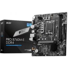 Emaplaat MSI PRO B760M-E DDR4 motherboard...