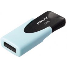 PNY ATTACHE 4 PASTEL 16GB USB2 BLUE READ...