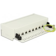 DeLOCK Patchpanel Desktop 8 P Cat.6A gray