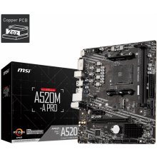 Emaplaat MSI COMPUTER MSI A520M-A PRO Socket...