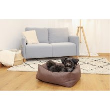 KERBL Ely Pet Bed - Brown-Beige - 85 x 70 x...