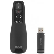 Deltaco WP-001 wireless presenter RF Black