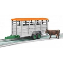 BRUDER Livestock trailer with 1 cattle