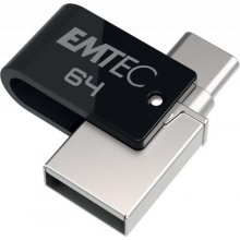 Emtec USB-Stick 64 GB T260 USB3.2 -> TypC...