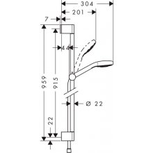 Hansgrohe Croma Select E Vario 0.9 26592400