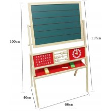Wooden traditional educational board with an...