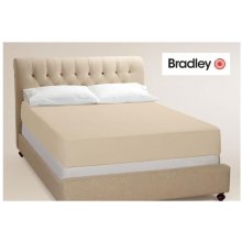 Bradley Fitted Sheet, 90 x 200 cm, cream
