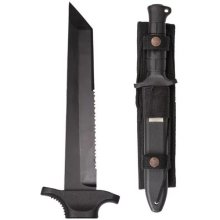 Mil-Tec German Combat Knife Black 2000 steel...