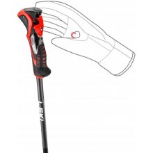 LEKI POLES 3D ​​AIRFOIL black/red 120