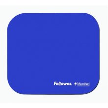 FELLOWES MOUSE PAD MICROBAN/BLUE 5933805