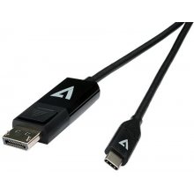 V7 USB-C TO DP 1.2 CABLE 1M black VID + DATA...