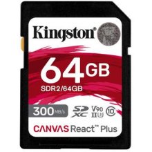 Kingston Technology 64GB Canvas React Plus...