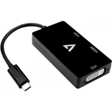 V7 USB-C TO 3IN1 VIDEO ADAPTER VGA DVI HDMI...