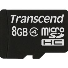 Флешка TRANSCEND microSDHC 8GB Class 4
