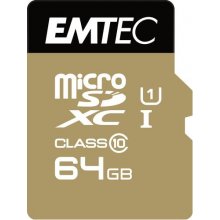 Флешка Emtec microSD Class10 Gold+ 64GB