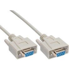 Inline null modem cable DB9 female / female...