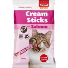 SANAL Cream sticks with Salmon, creamy...