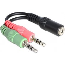 DELOCK 65459 audio cable 0.012 m 3.5mm 2 x...