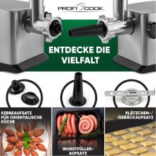 ProfiCook Meat grinder PCFW1272