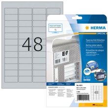 Herma Typenschildetiketten A4 45,7x21,2 mm...