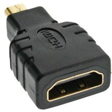 Inline HDMI Adapter HDMI A female / HDMI D...