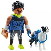 PLAYMOBIL My Life 71740 Jogger with Border...