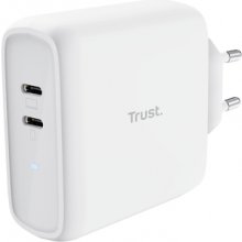 TRUST COMPUTER MAXO 65W 2P USB-C CHARGER WHT