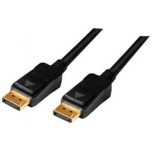 LOGILINK CV0113 DisplayPort cable 15 m Black