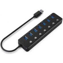 GEMBIRD UHB-U3P7P-01 interface hub USB 3.2...