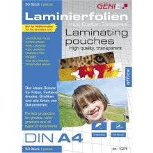 Genie Laminiertaschen 50 A4 - Folien 125...