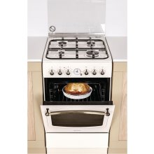 INDESIT Retro Gas Cooker IS5G8MHJ/E, Width...