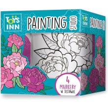 Stnux Peonies flowers coloring mug