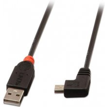 Lindy USB 2.0 Kabel Typ A/Mini-B 90°...