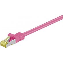 Goobay Patch cable SFTP m.Cat7 pink 0,25m -...