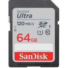 Флешка SANDISK Ultra 64 GB SDXC UHS-I Class...