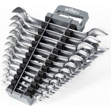 Wiha double open-end wrench set, 12 pieces...