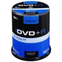 Диски Intenso DVD+R 4,7GB 100pcs Cake Box...