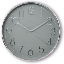 Hama Corsica Quartz clock Circle Grey...