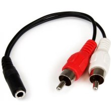 StarTech.com 6IN 3.5MM TO RCA AUDIO CABLE