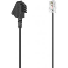 Hama 00201112 telephone cable 3 m Black