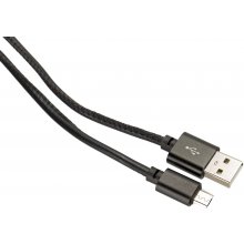 Platinet kaabel USB - microUSB 1m, must