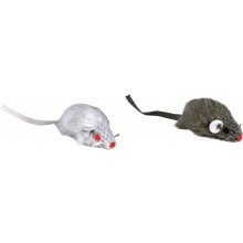 Plush mice with bell, 5 cm, 2 pcs...