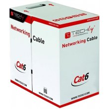 TECHLY UTP Cat6 bulk cable 4x2 solid copper...