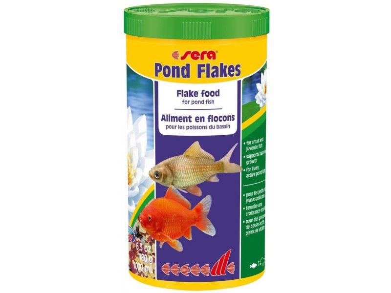 Sera Pond Flakes 1000ml - Nourriture Bassin