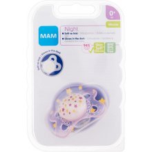 MAM Night Silicone Pacifier 1pc - 0m+ Stars...