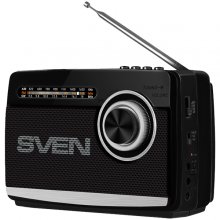 SVEN Speaker SRP-535, black (3W, FM/AM/SW...