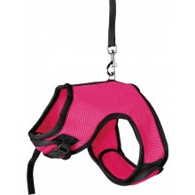 TRIXIE Soft harness with leash, for large...