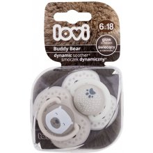 LOVI Buddy Bear Dynamic Soother 2pc - 6-18m...