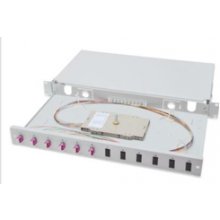 Digitus LWL Spleißbox 1HE bestückt 6x LC DX...
