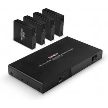 Lindy 70m Cat.6 4 Port HDMI 4K60 Splitter...